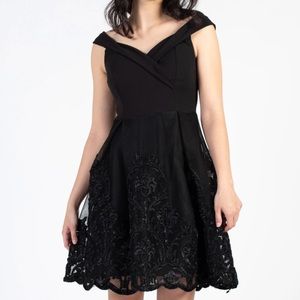 Chelsea embroidered mini dress, size small